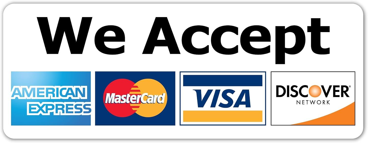 We Accept Payments